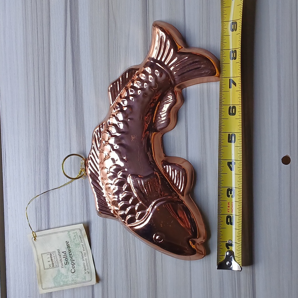 Copper fish mold